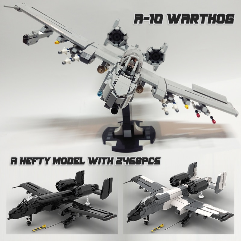 MOC   A-10 Warthog װ  DIY  ..